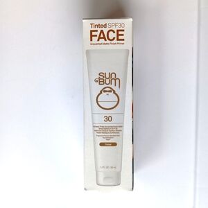 New Sun Bum Mineral Tinted Sunscreen Face Lotion SPF 30 Zinc Oxide Vegan 1.7 oz